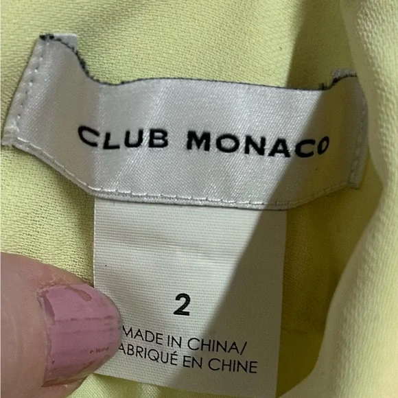 Club Monaco Split Pleat Size 2 Skirt - Picture 7 of 8